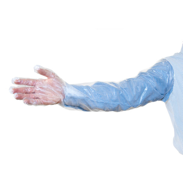 Guantes de exploración brazo (100u) veterinario