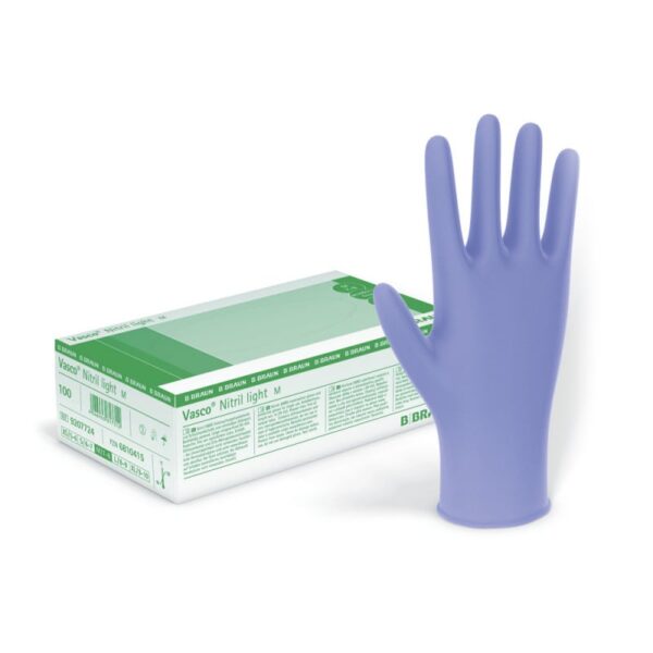 Guantes de nitrilo xl (100u) vasco light braun