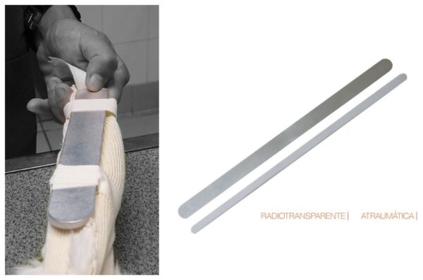 Ferula aluminio espuma 50x25mm