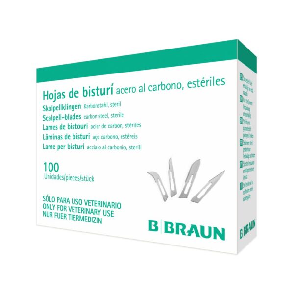 Hoja bisturi nº 24 braun vet 100u