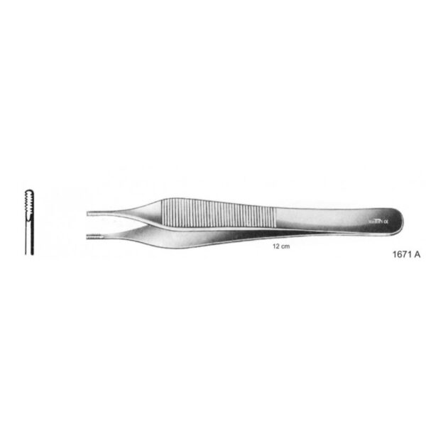 Pinzas adson brown 12 cm