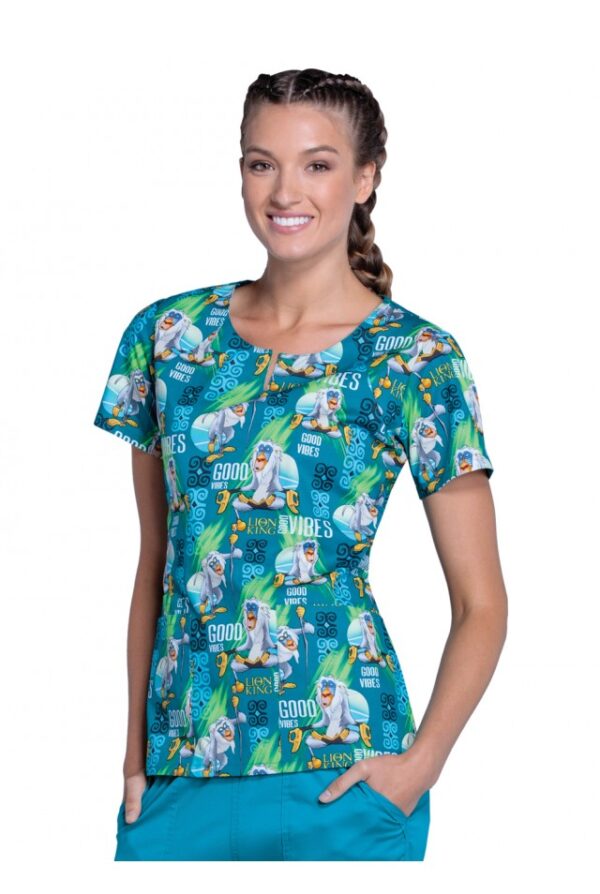 Top femenino estampado disney  rey león cherokee