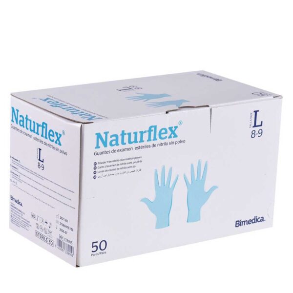 Guantes de latex estériles sin polvo m (50p) - Imagen 2