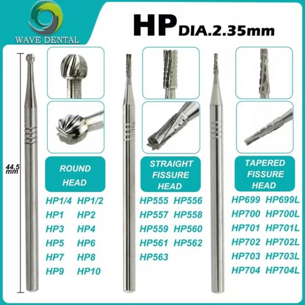 Fresa dental tungsteno bola redonda hp5 longitud - Imagen 2