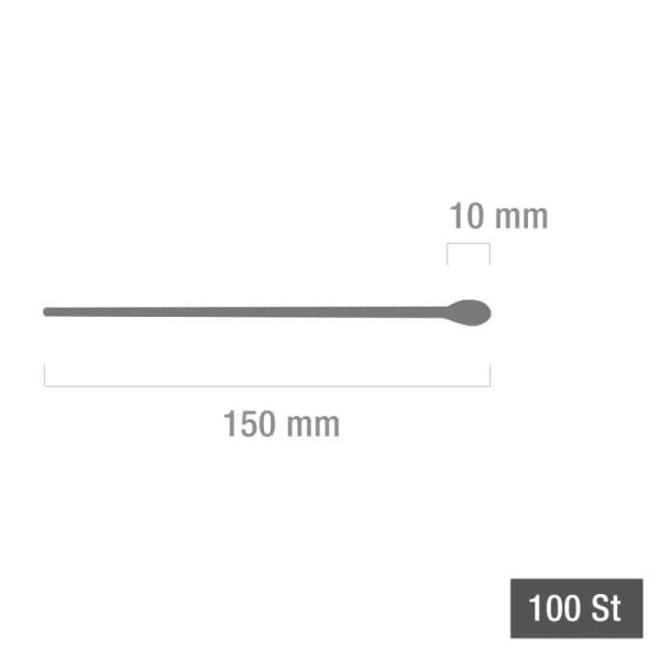 Bastoncillo de madera  algodón no estéril (100u) - Imagen 4