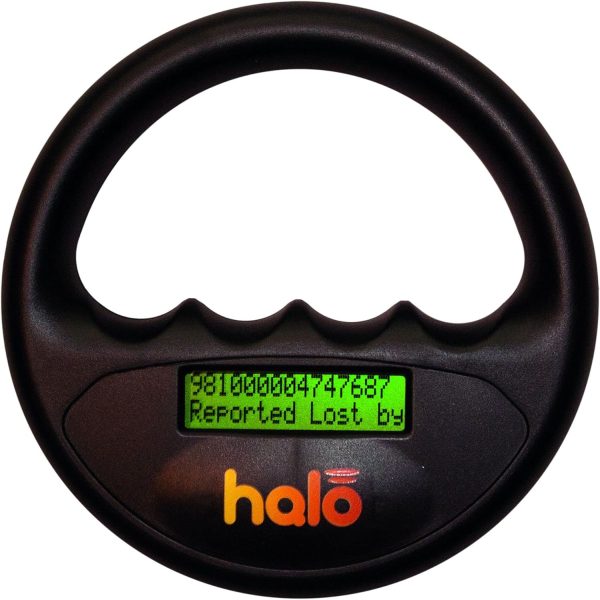 Lector de microchips halo negro 1u