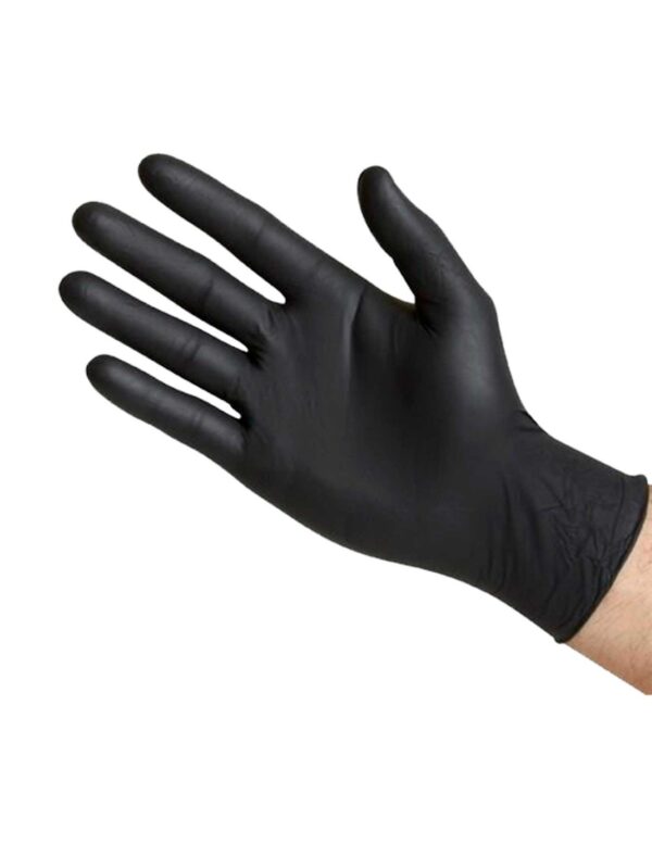 Guantes de látex negro sin polvo xs (100u) alba