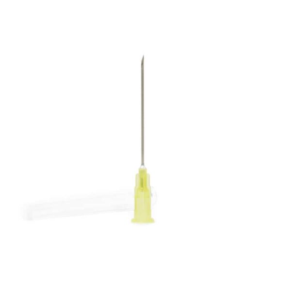 Aguja 20g 0.9x40mm (100u) amarillo teqler