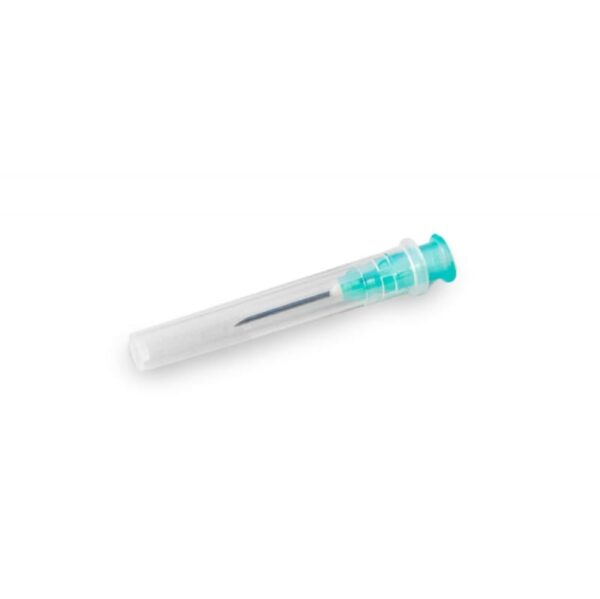 Aguja 25 0.8x16mm (100u) verde dispovet
