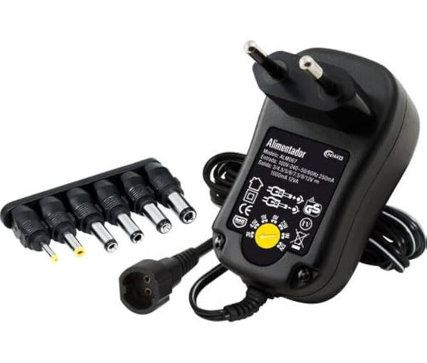 Alimentador 220v  3v a 12v 1,5amp