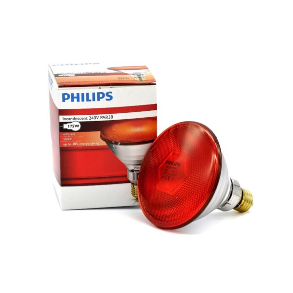 Bombilla calefactora  philips reforzada 175w 1u