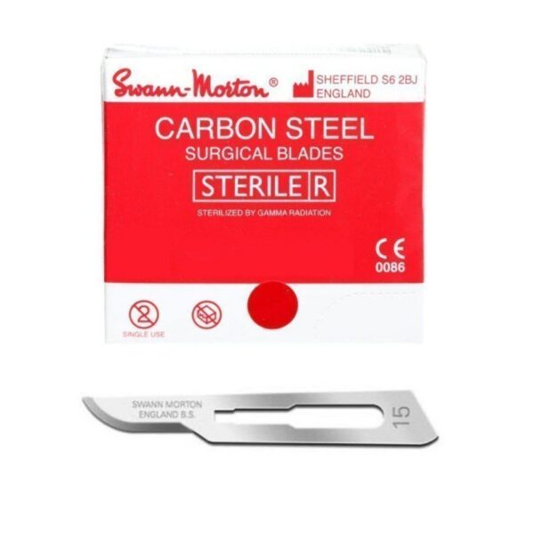 Hoja bisturi nº 15 swann morton 100u