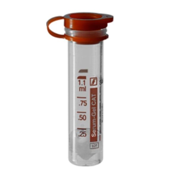 Microtubo suero gel 1.1ml 100u sarstedt