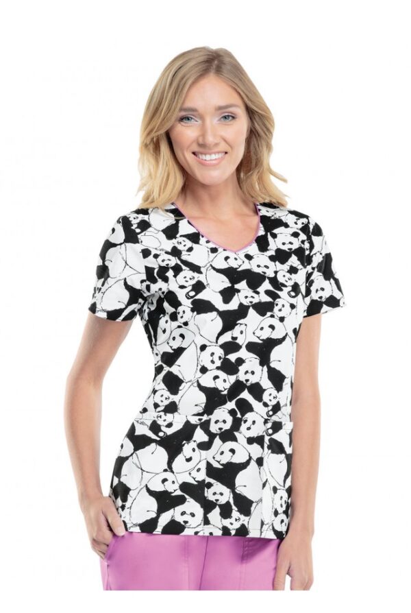 Top cuello v estampado cherokee
