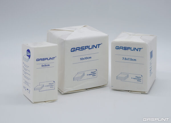 Gasa 10 x 10 tnt 4 capas (100u) gaspunt