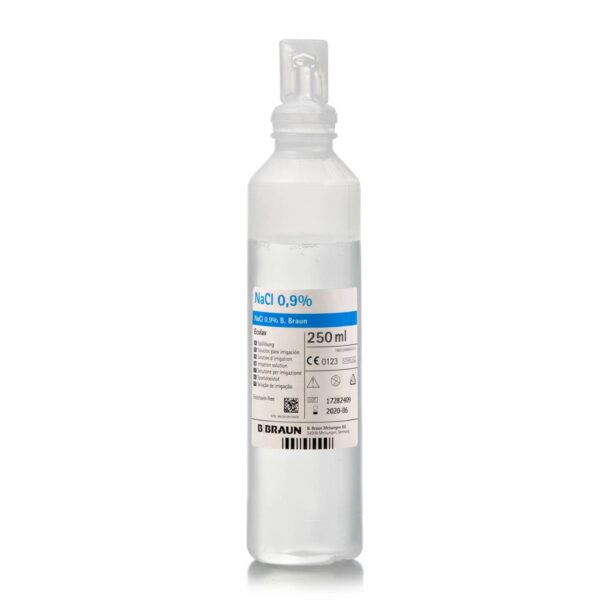 Ecolav nacl 0,9% 250ml c/20u b.braun