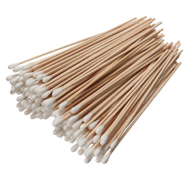 Bastoncillo de madera  algodón no estéril (100u)