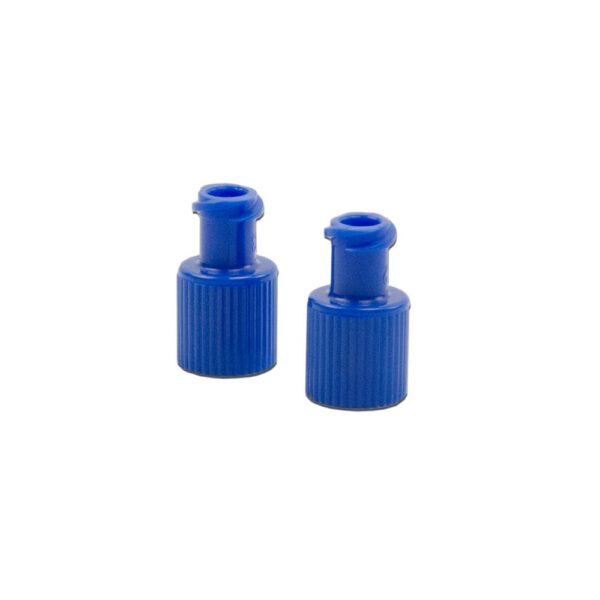 Tapón combinado luerlock estéril 100u azul