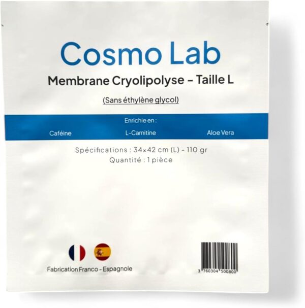 Membrana criolipólisis talla l, 34x42cm, 110gr 50u