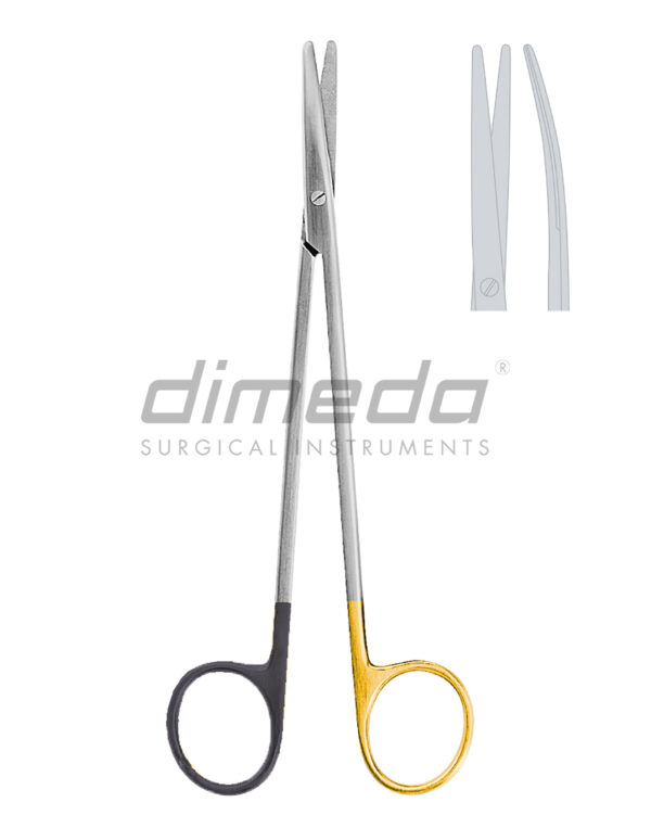Tijera metzenbaum curvas 20cm sc/tc dimeda 1u