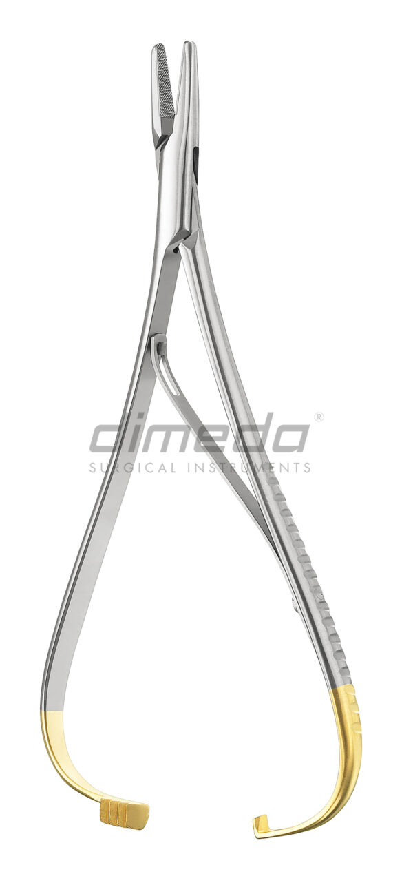 Porta aguja mathieu recto 20cm tc dimeda 1u