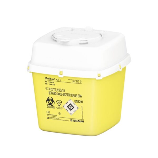 Contenedor de seguridad de 4.7l medibox braun 1u